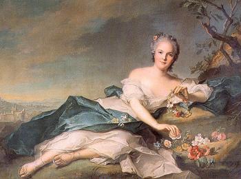 Jean Marc Nattier : Henrietta of France as Flora